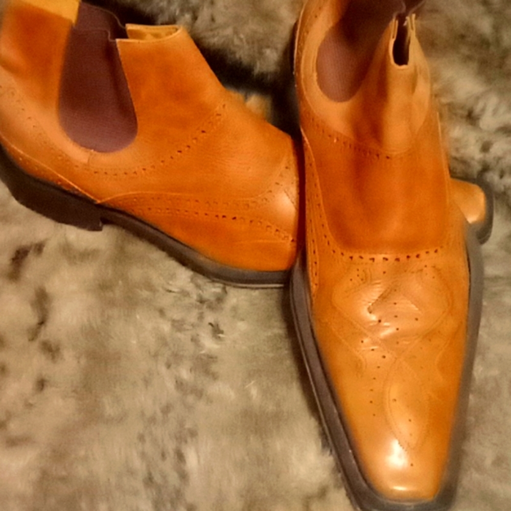 Mens trendy ankle boots